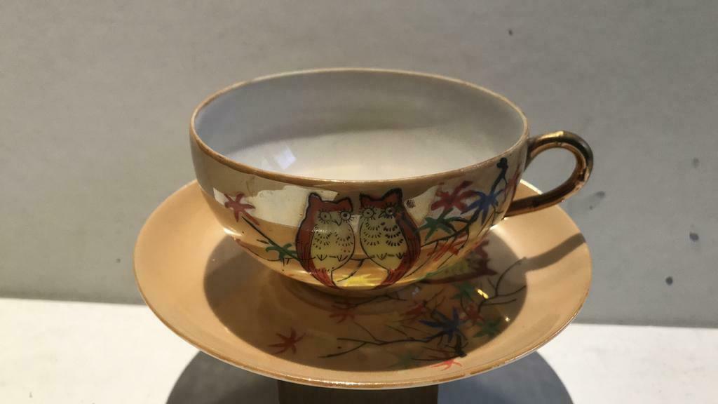 Chinees porseleinen tasje met bordje, Ophalen of Verzenden