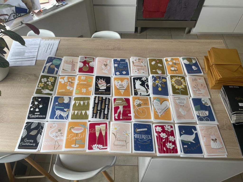 Très gros lot cartes postales velours tout événement, Enlèvement ou Envoi, 1980 à nos jours, Non affranchie, Autres thèmes