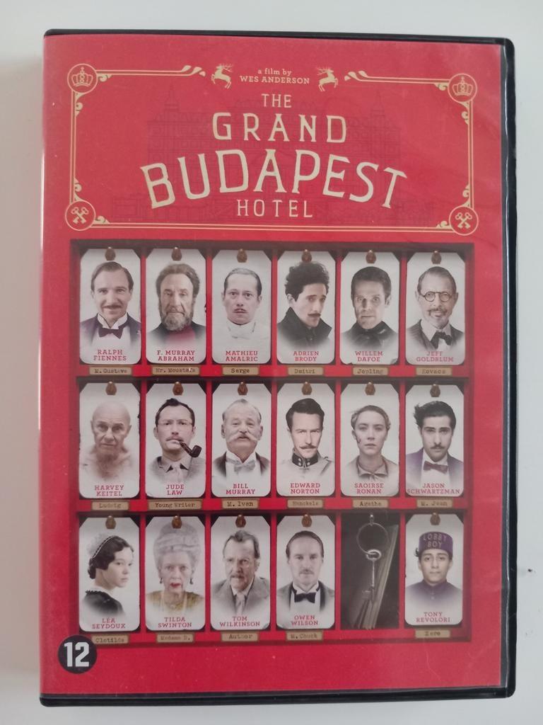 Dvd The Grand Budapest Hotel (Komedie met Topcast), Cd's en Dvd's, Ophalen of Verzenden