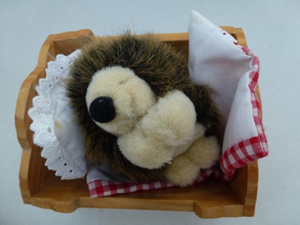 egeltje in wiegje be Leafy Lane Russ, Kinderen en Baby's, Speelgoed | Knuffels en Pluche, Ophalen of Verzenden, Nieuw, Overige typen