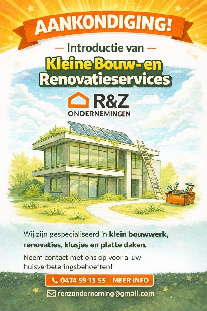 Bouwbedrijf, Ophalen of Verzenden