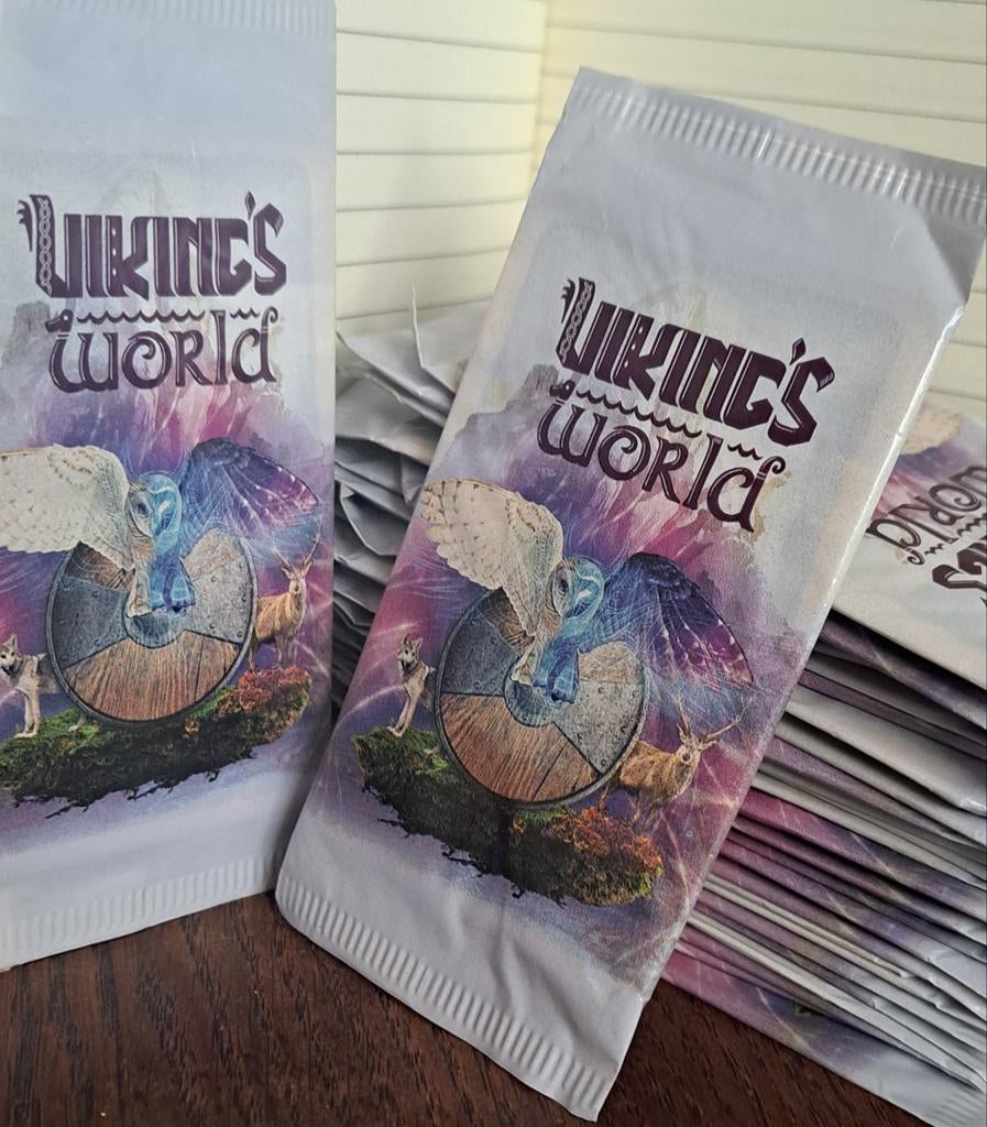 Viking,s World. 33 setjes inhoud 4 kaarten of stickers. ., Enlèvement ou Envoi, Comme neuf