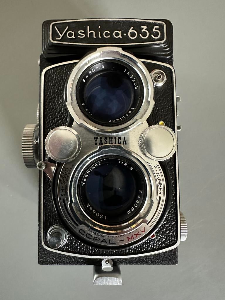 Yashica 635, Audio, Tv en Foto, Fotocamera's Analoog, Ophalen of Verzenden