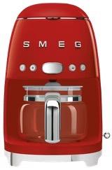 SMEG DCF02RDEU Rood, Ophalen, Koffiemachine, Gemalen koffie, Zo goed als nieuw