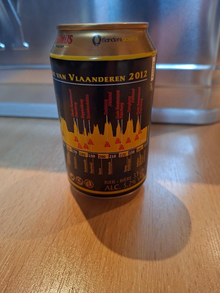 Ronde van Vlaanderen bierblik, Ophalen of Verzenden, Nieuw, Pul(len), Overige merken