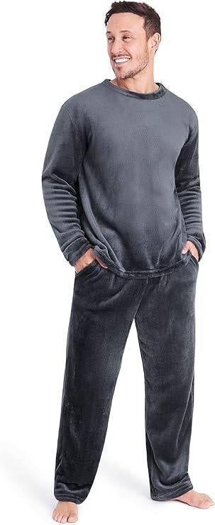 Pyjamaset van fleece voor heren | GRATIS LEVERING, -, -, Gedragen, Verzenden