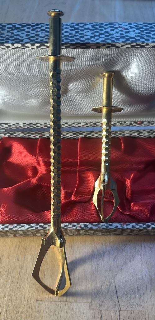 2 Pinces Dorées à glaçon et sucre, Enlèvement