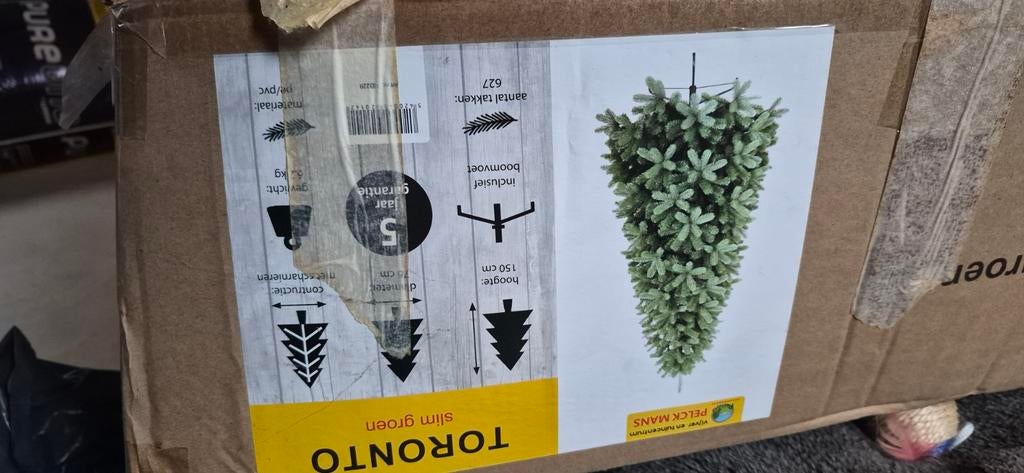 Kerstboom + accessoires, Ophalen