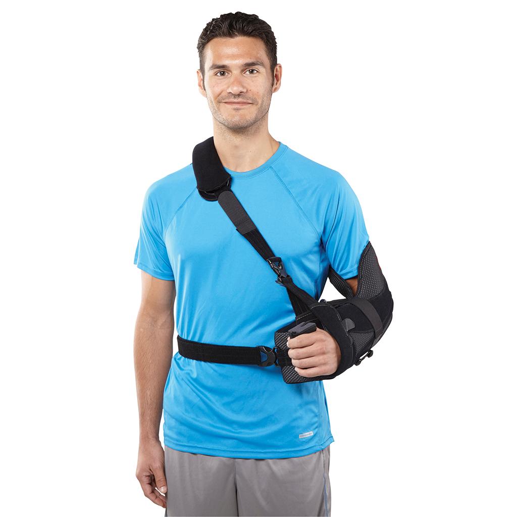 Schouderbrace Breg Arc steunboog 2.0 -Linkerarm,Donkerblauw., Divers, Orthèses, Utilisé, Enlèvement