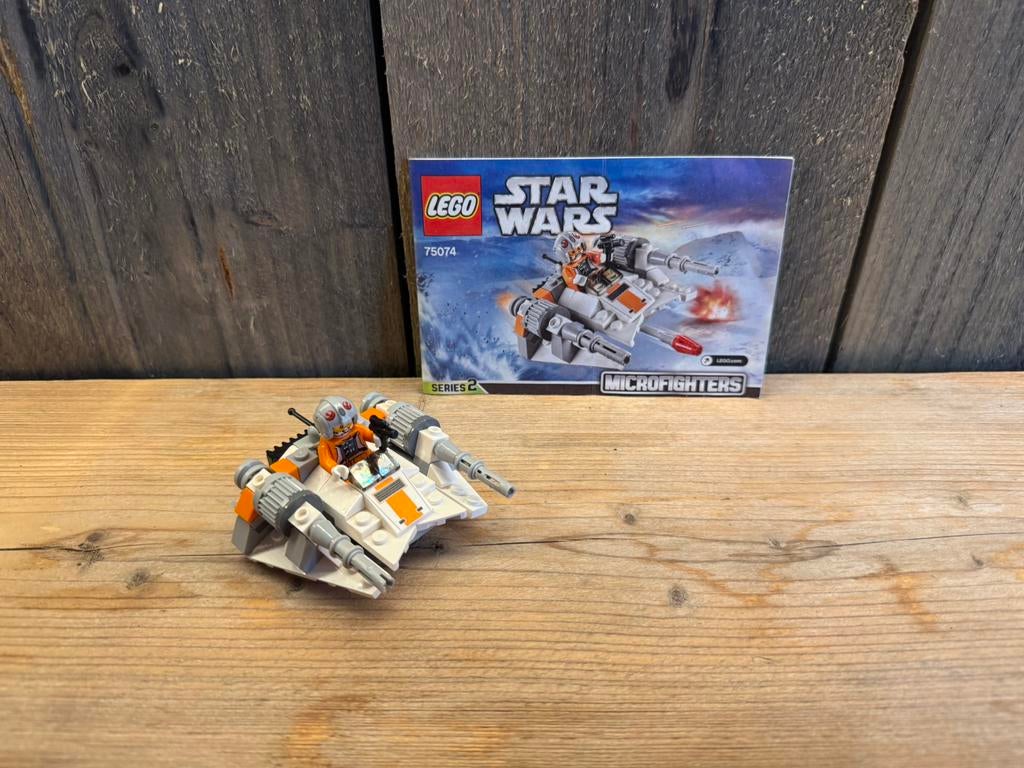 Lego Star Wars snowspeeder microfighter, set 75074, Ophalen, Zo goed als nieuw, Complete set, Lego