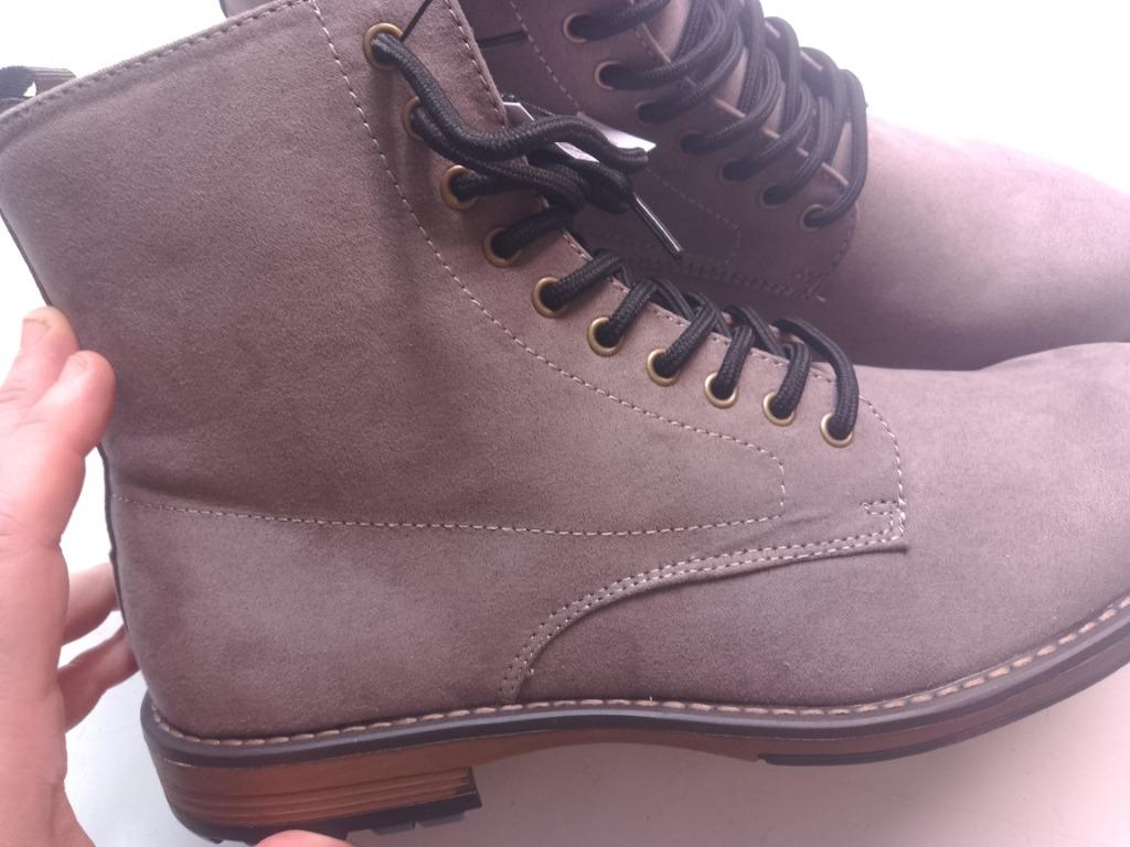 nieuwe mooie veter bottines maat 46 Pier one taupe, Kleding | Heren, Schoenen, Overige kleuren, Boots, Nieuw, Pier One