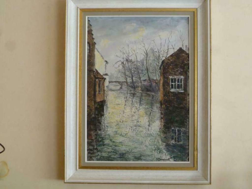 Schilderij op doek geschilderd door Beernaert, Antiek en Kunst, Ophalen