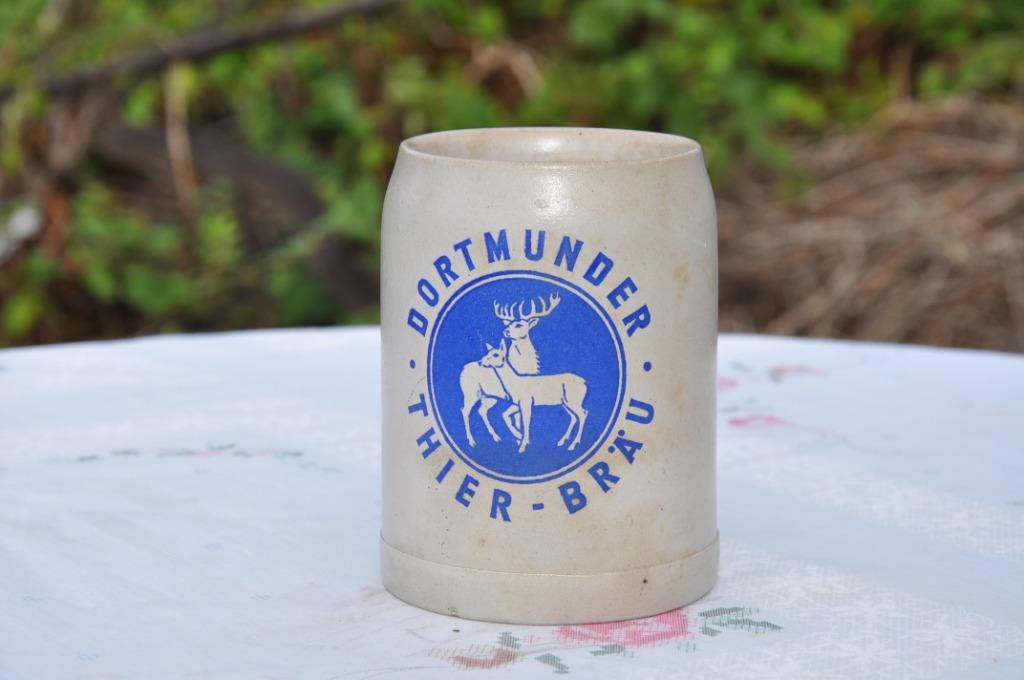 §  chope en gres dortmunder thier brau, Enlèvement ou Envoi, Utilisé, Chope(s), Autres marques