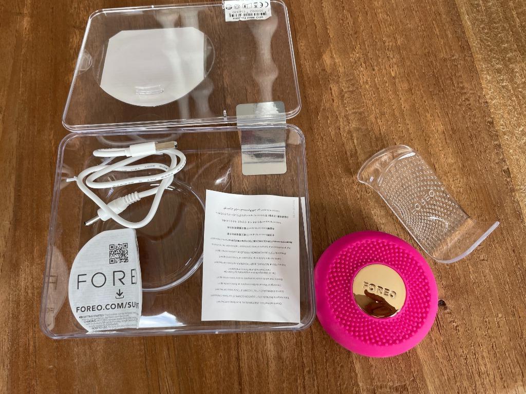 Mini masque Foreo Ufo, Enlèvement ou Envoi, Comme neuf, Tout le visage, Nettoyage