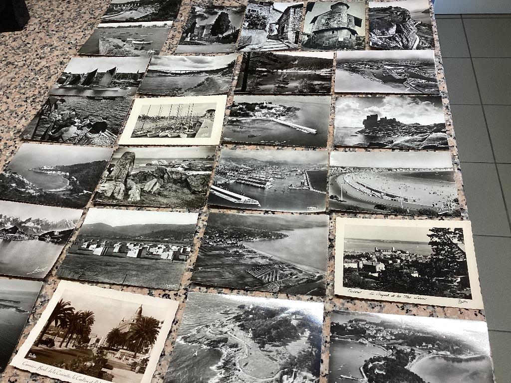 Lot de 26 belles cartes postales anciennes France, Enlèvement ou Envoi, 1940 à 1960, Affranchie, France
