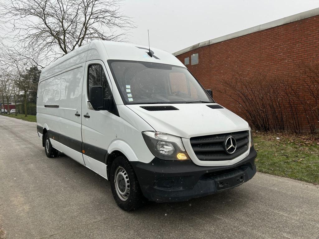 Mercedes Sprinter L3H2 Automaat 120 kW BTW, Automaat, Zwart, Wit, Mercedes-Benz