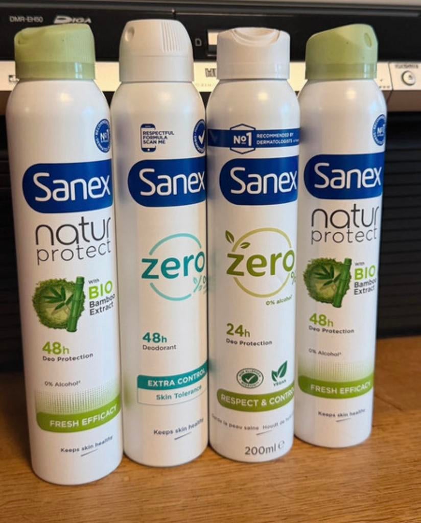 Lot de 4 deodorant SANEX - 200 ml, Bijoux, Sacs & Beauté, Beauté | Parfums, Neuf, Enlèvement ou Envoi