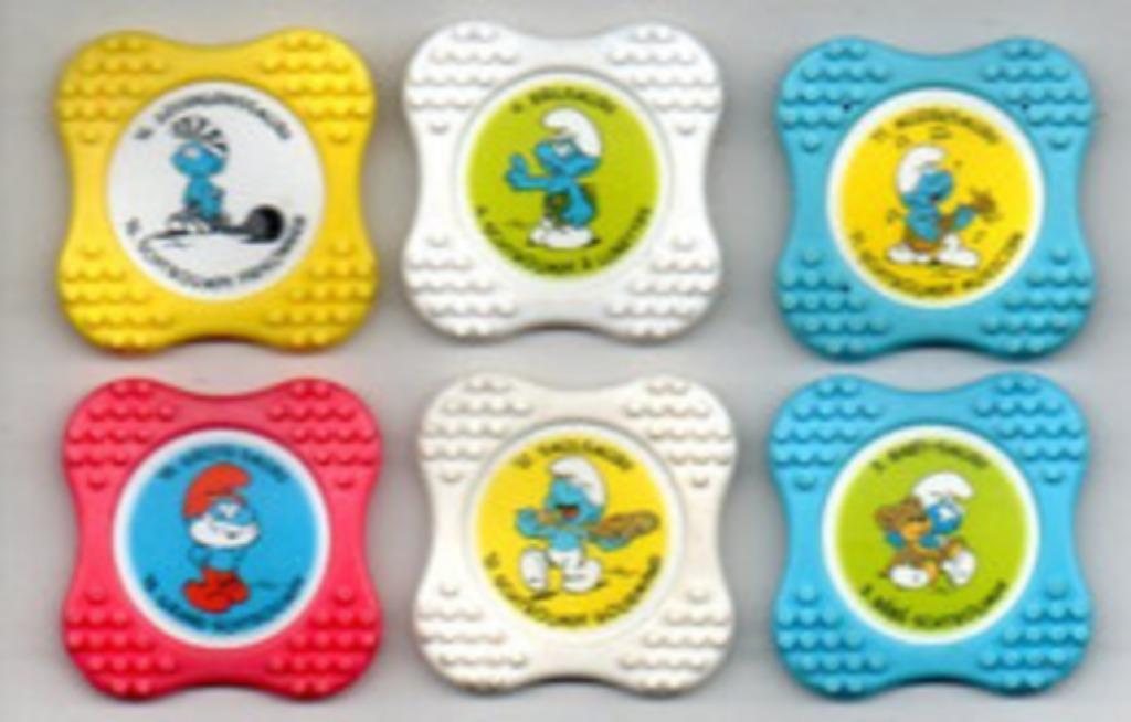 smurf verzamel item 6 stuks, Ophalen of Verzenden