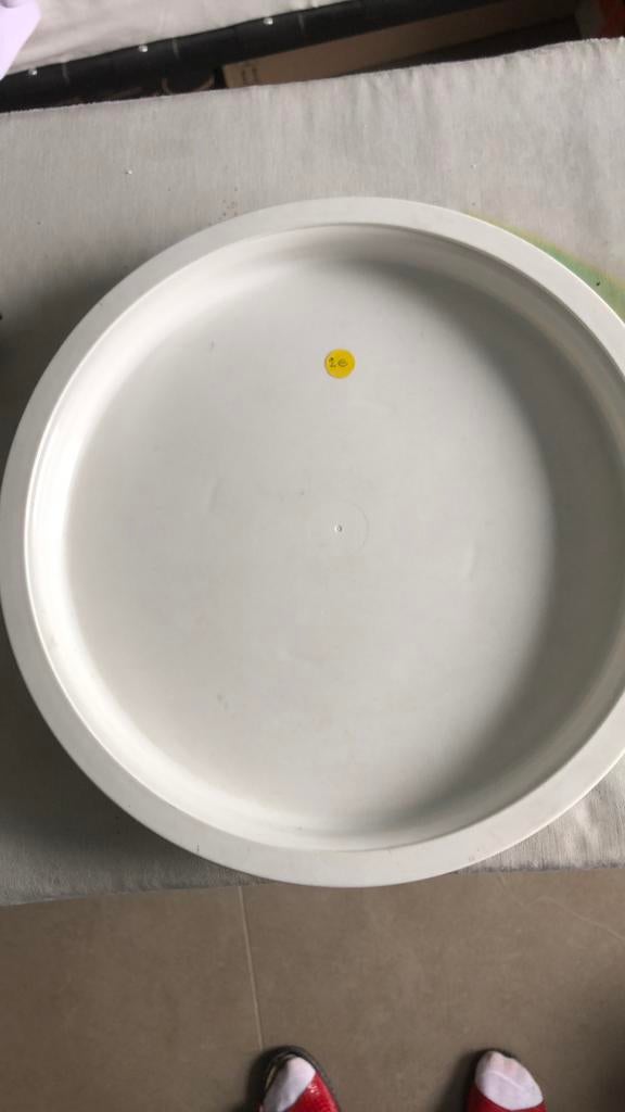 Ronde draaibare schaal merk Tupperware diameter 28 cm, Ophalen of Verzenden, Gebruikt, Schaal
