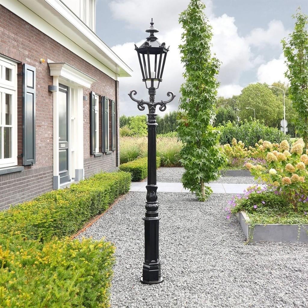 Buitenlamp lantaarn Boskamp - 223 cm, Antiek en Kunst, Ophalen of Verzenden