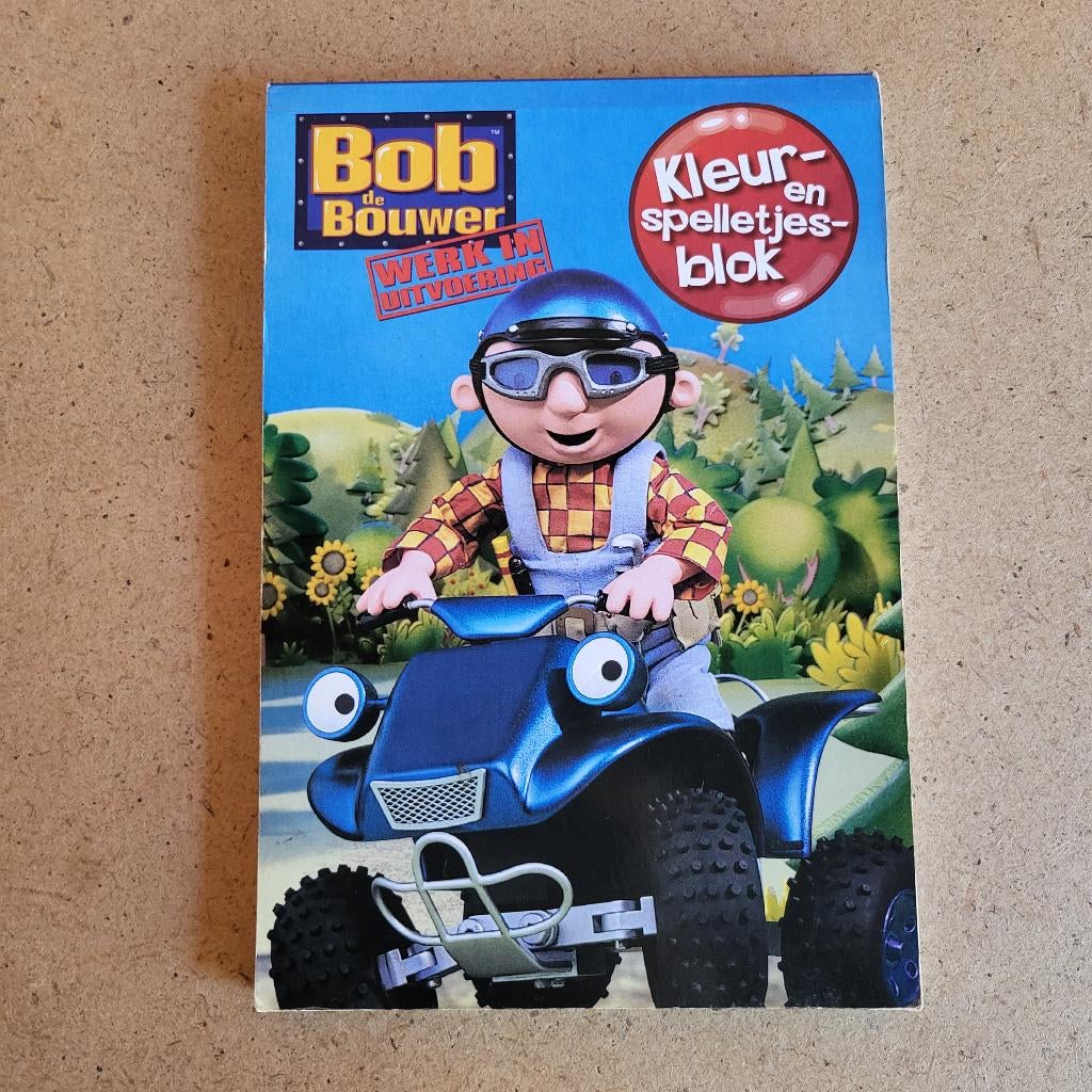 Bob de Bouwer kleur- en spelletjesblok, Enlèvement ou Envoi, Bricolage