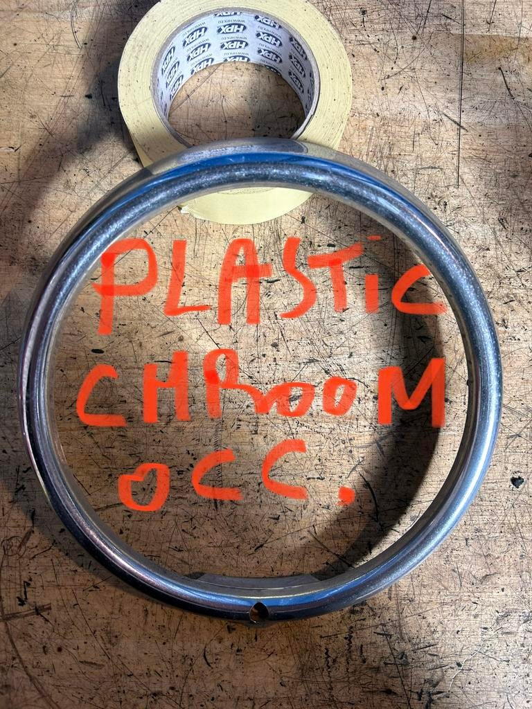 Chroom plastic koplampring kever, Ophalen, Gebruikt