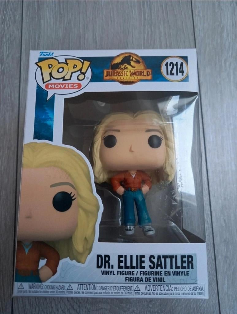 Popfilms Dr. Ellie Sattler 1214 Jurassic World, Verzamelen, Ophalen, Nieuw