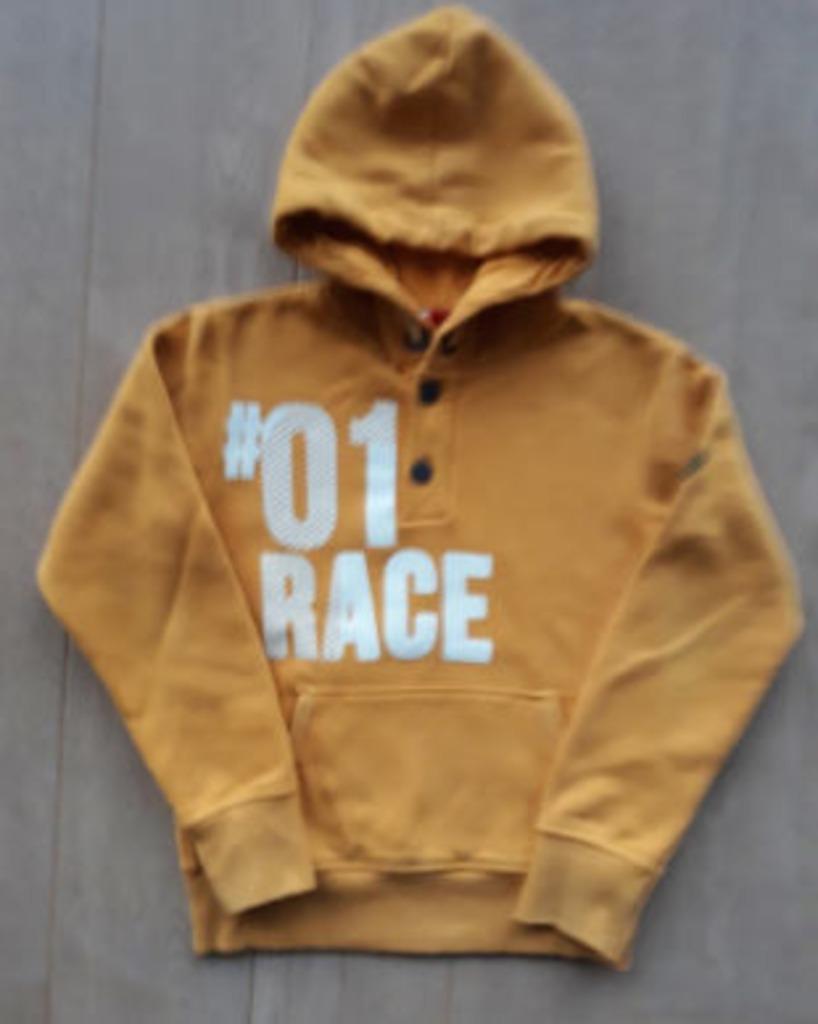 Okergele hoodie merk CKS jongen - maat 12 jaar, Kinderen en Baby's, Kinderkleding | Maat 152, Ophalen of Verzenden, Zo goed als nieuw