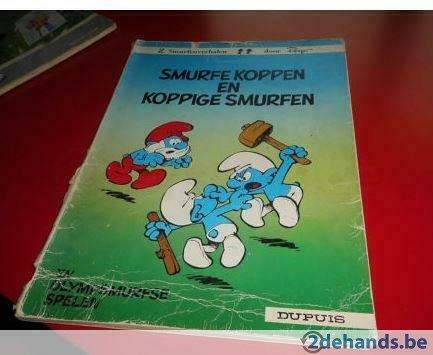 [4357] strip smurfekoppen en koppige smurfen, Enlèvement ou Envoi, Utilisé