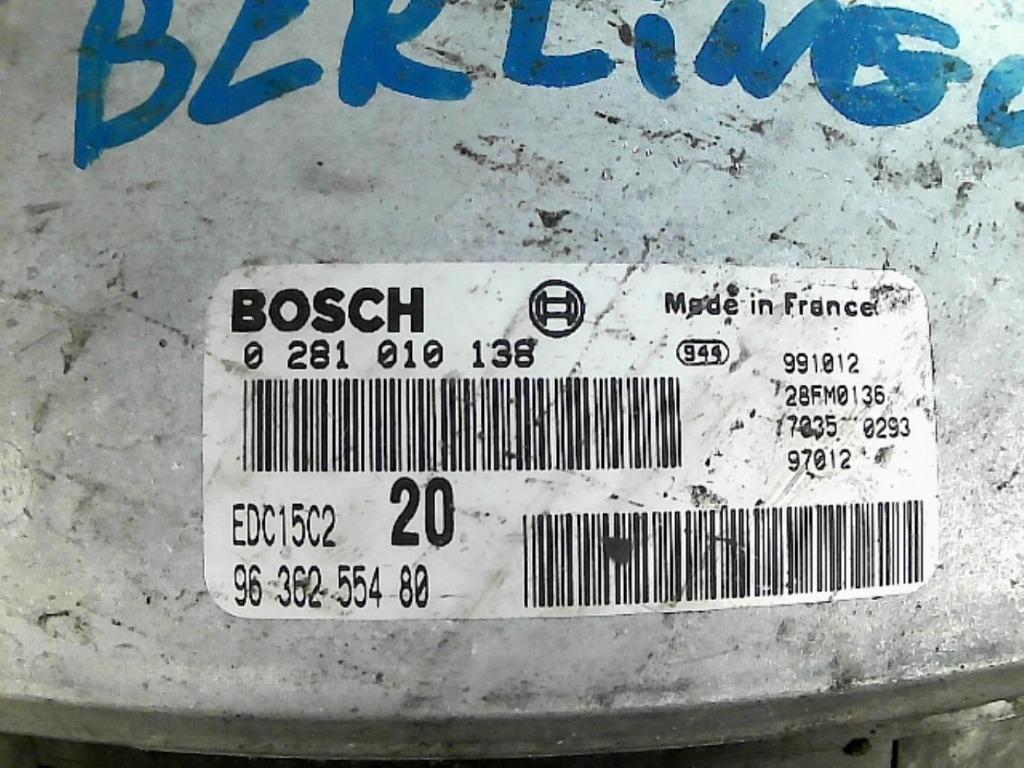 Boitier moteur Peugeot Partner 2.0HDi 66kw 9636255480 (452), Ophalen of Verzenden, Gebruikt, Peugeot