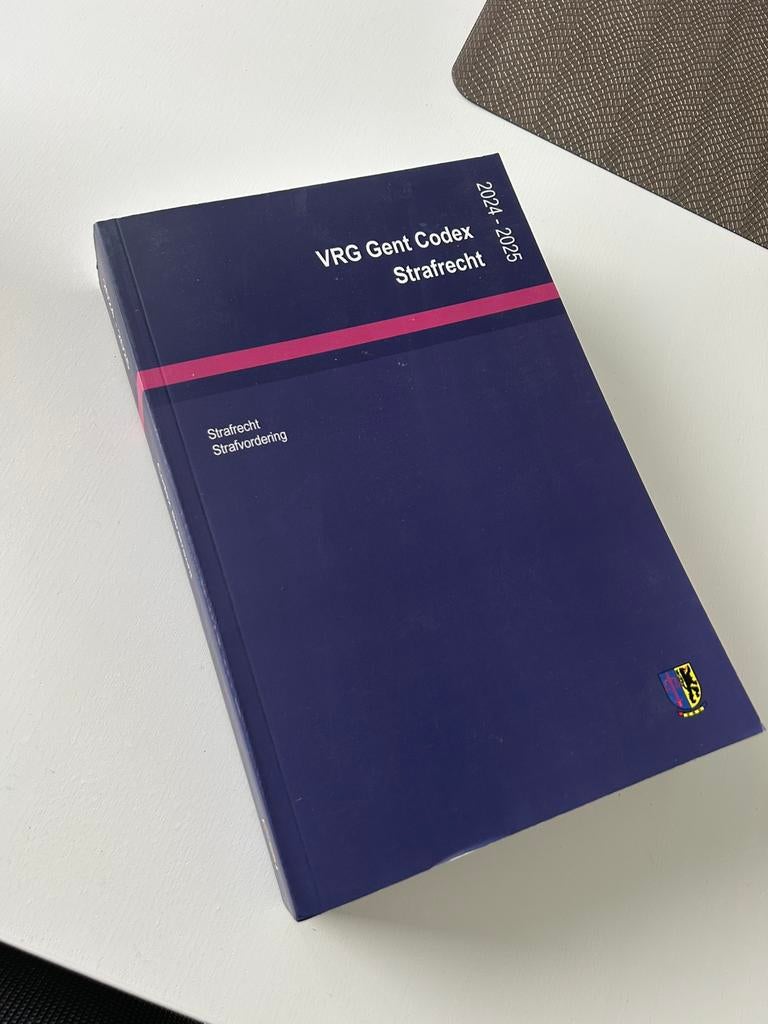 VRGGent Codex Strafrecht, Boeken, Ophalen, Zo goed als nieuw