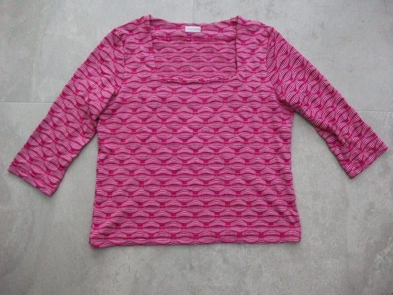 Mooie korte t-shirt 3-kwart mouw mt 40 / 42 *Minuet petite*, Kleding | Dames, Maat 38/40 (M), Minuet petite, Ophalen of Verzenden