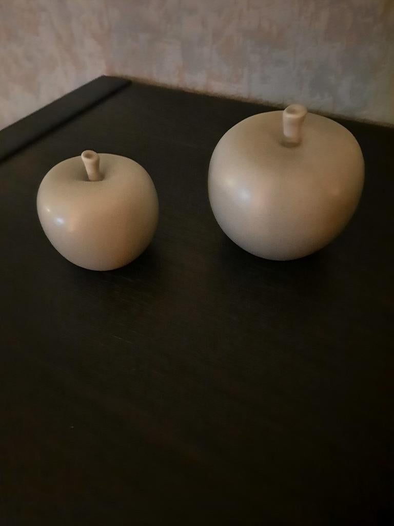 Décoration, 2 pommes en céramique, neuves, Enlèvement ou Envoi, Neuf