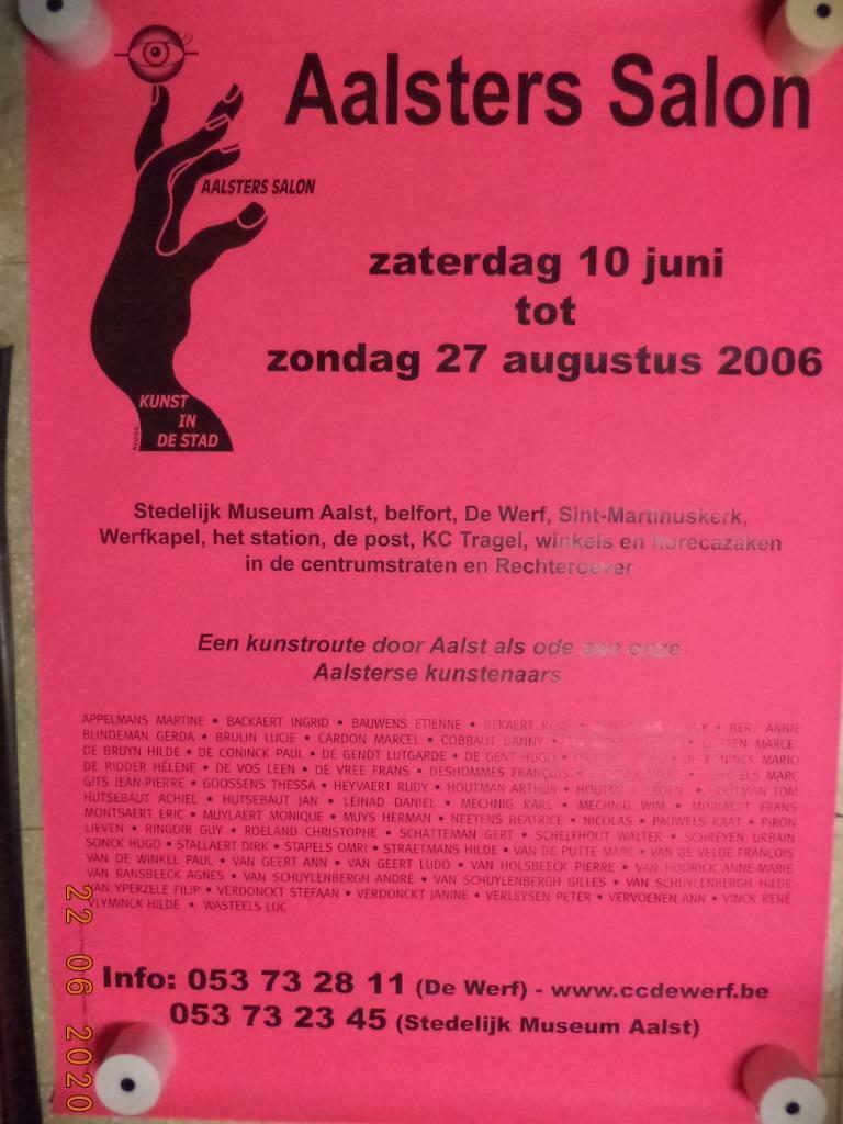 Affiche: Aalst: Aalsters Salon 2006. Een kunstroute..., Ophalen of Verzenden, Zo goed als nieuw