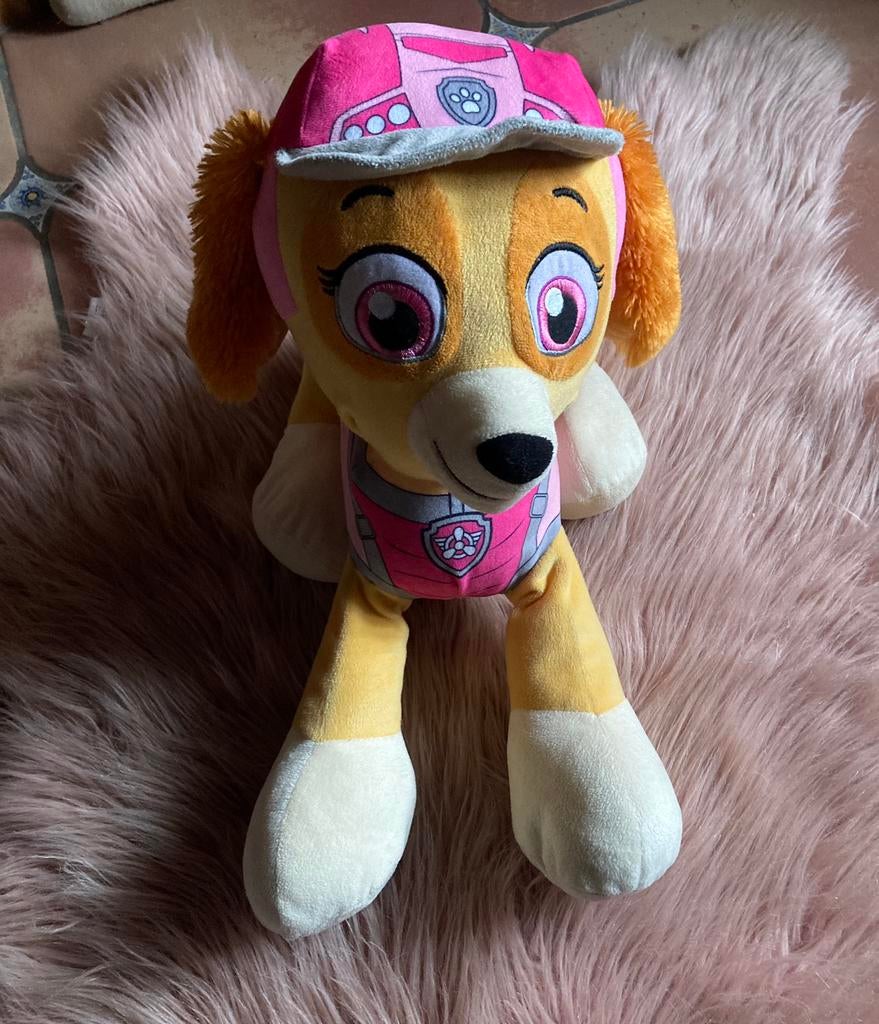 Grote Paw Patrol knuffel Rubbble 50/40 cm., Ophalen of Verzenden, Zo goed als nieuw, Hond
