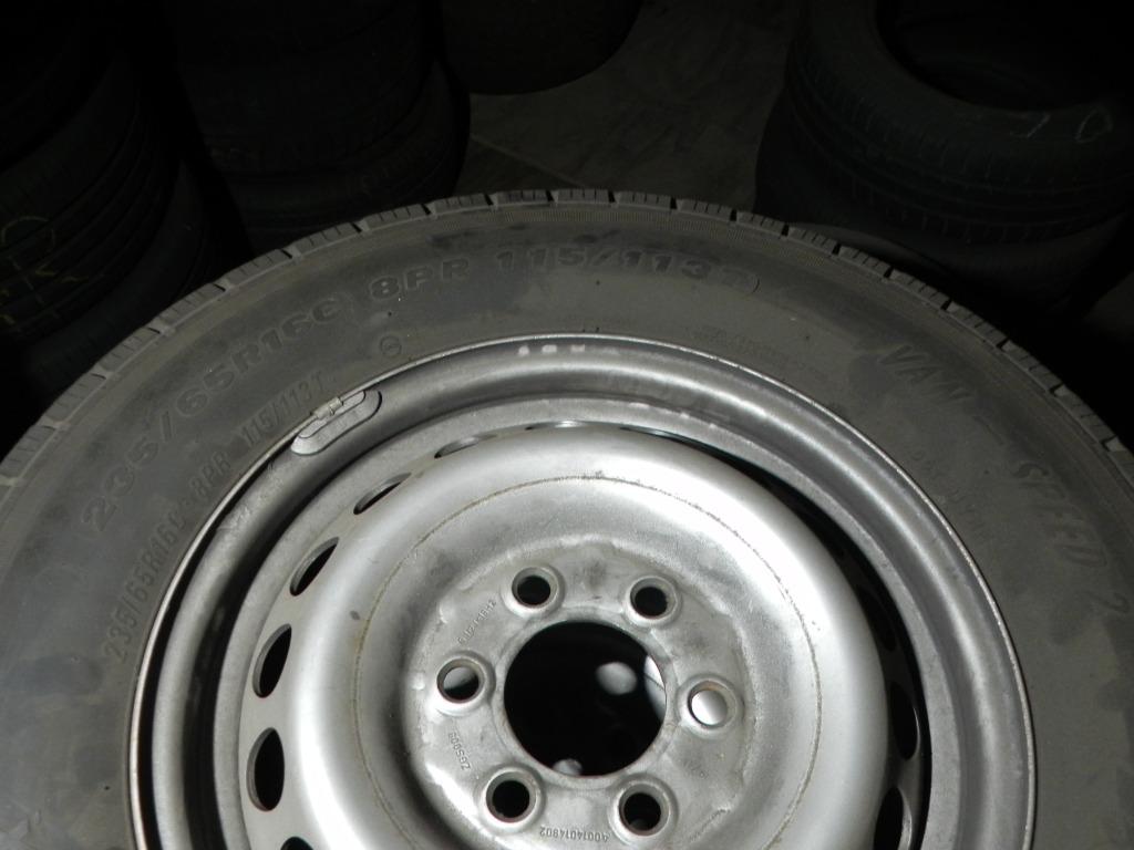 Pneus+jante 4x 235x65 R 16C 115/113T sprinter, Enlèvement ou Envoi, Utilisé, Mercedes-Benz