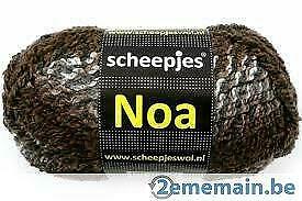 Wol Noa Scheepjes bruin 100 gr - 80 m 96% acryl (10), Ophalen of Verzenden, Nieuw, Breien