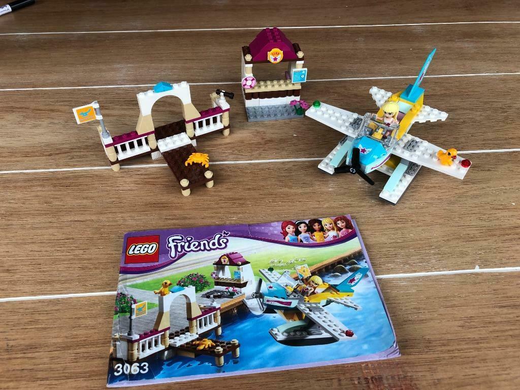 Lego Friends 3063 Heartlake Flying Club, Ophalen of Verzenden, Gebruikt, Complete set, Lego