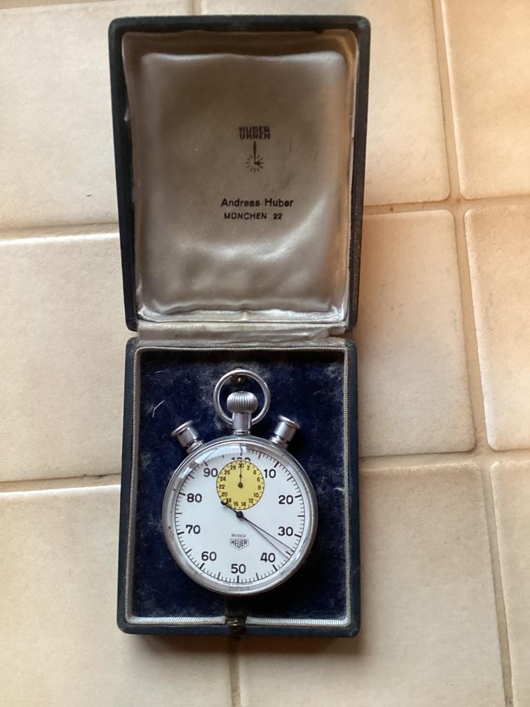 Heuer Andreas Hubert chronometer, Ophalen of Verzenden