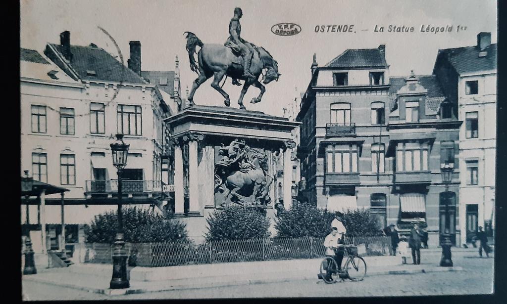 OSTENDE OOSTENDE Place LEOPOLD plein 1912, Ophalen of Verzenden