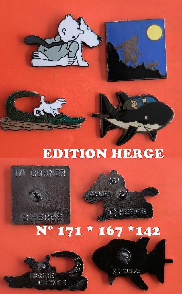 N7  -TINTIN-HERGE -EMAIL GRAND FEU- NUMEROTE, Envoi, Tintin