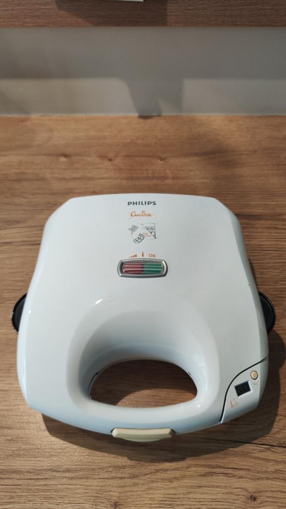 Appareil à croque monsieur Philips, Plaques amovibles, Comme neuf