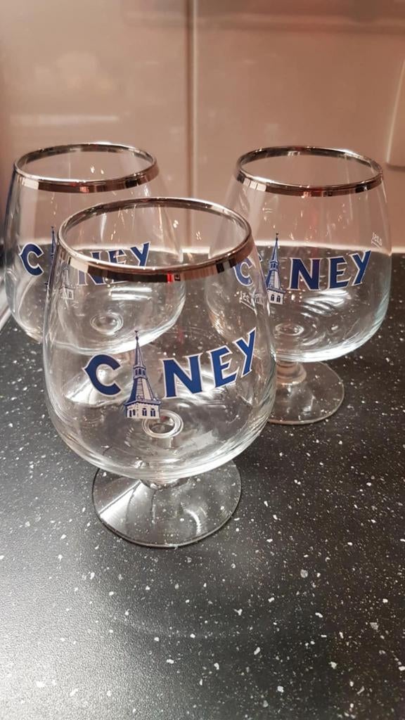 Ciney bierglazen 3 stuks, Verzamelen, Ophalen, Zo goed als nieuw