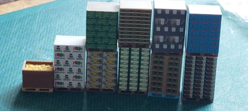 H0LK 1129 PALETTES DE FAST FOOD 1/87., Neuf, Autres marques, Enlèvement ou Envoi, Autres types