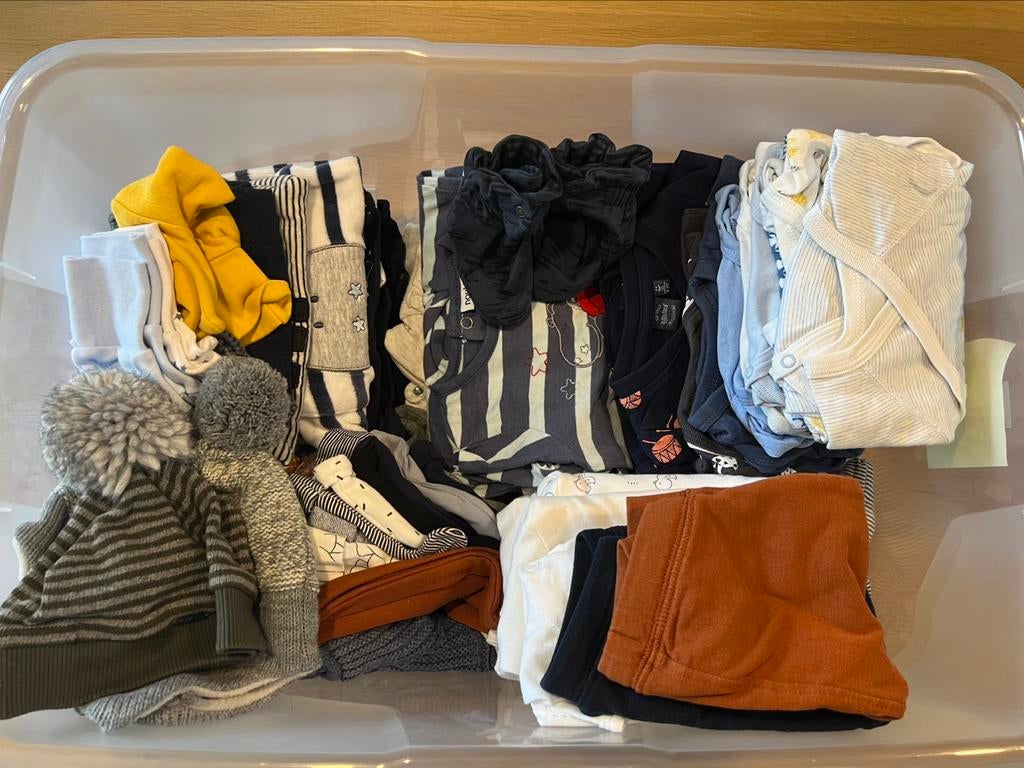 Kleding van maat 56 tot 110 te koop, Enfants & Bébés, Vêtements de bébé | Taille 56, Utilisé, Garçon, Enlèvement