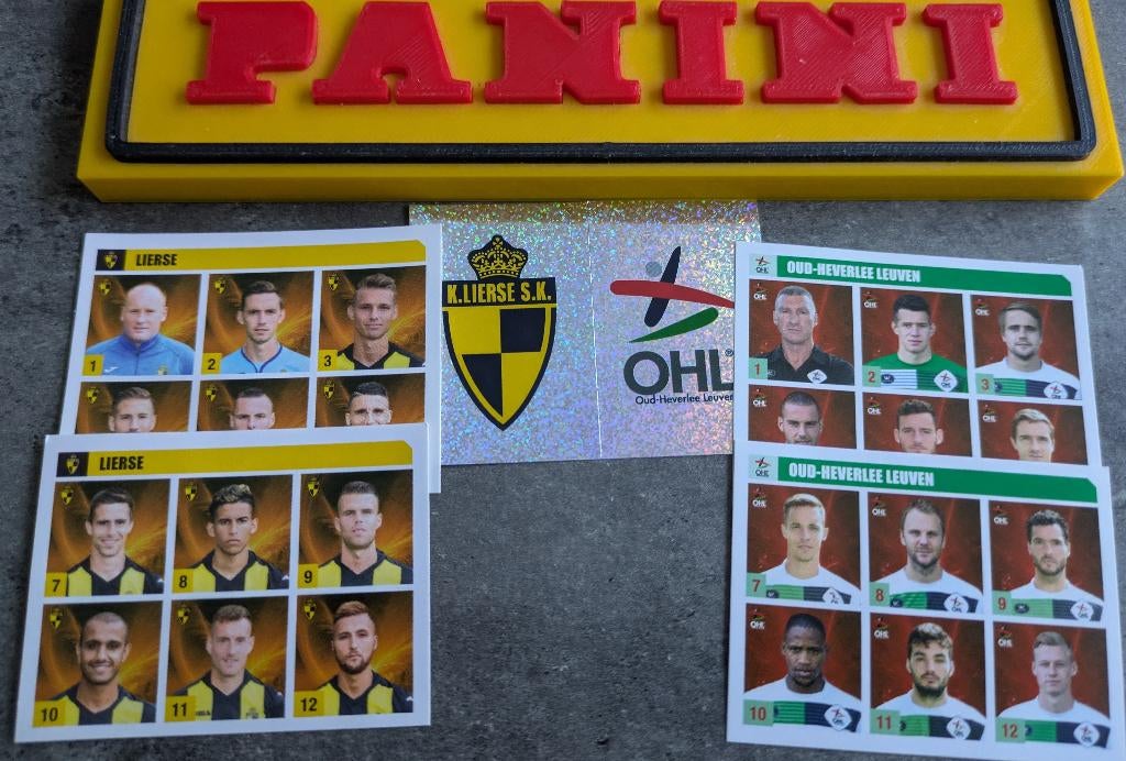 Panini FOOTBALL 2018 STICKERS 5X LIERSE / OHL LEUVENVOETBAL, Ophalen of Verzenden, Nieuw