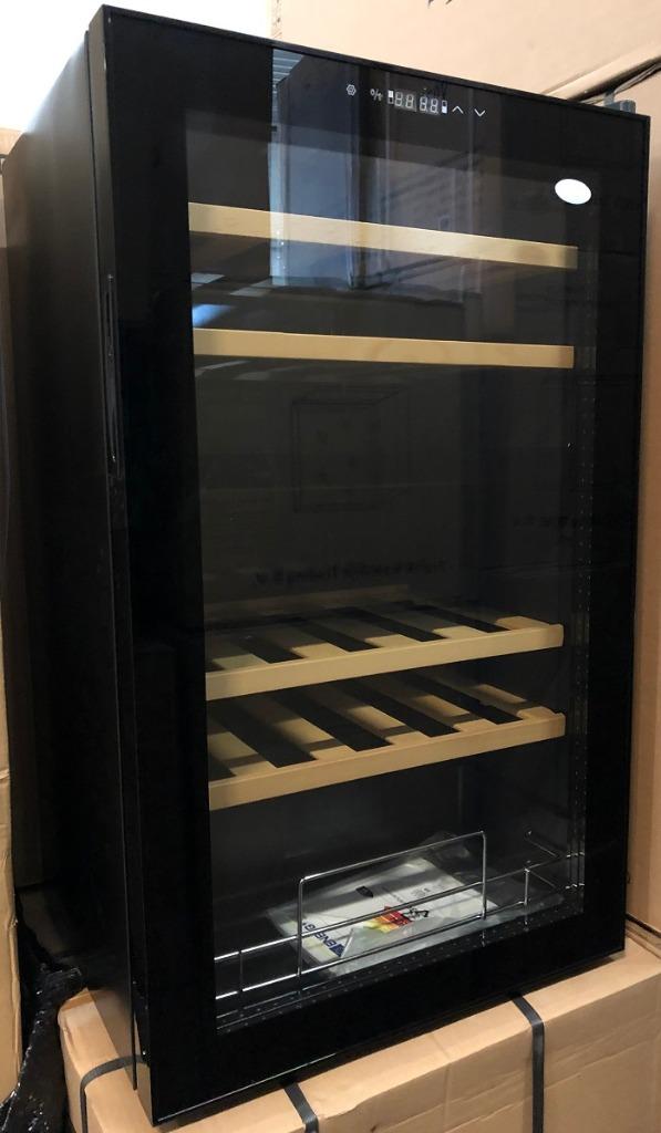 Cave à vin Porte vitrée - 2 zones - 33 bouteilles., Enlèvement ou Envoi, Neuf, Autres matériaux, 25 bouteilles ou plus