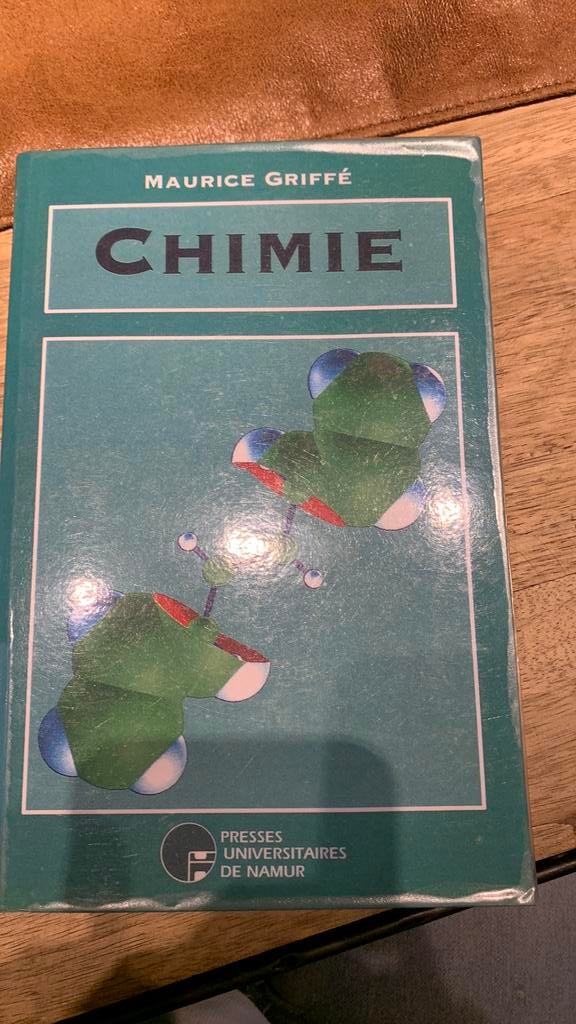 Livre Chimie Maurice Griffé, Enlèvement, Utilisé, Autres niveaux, Chimie