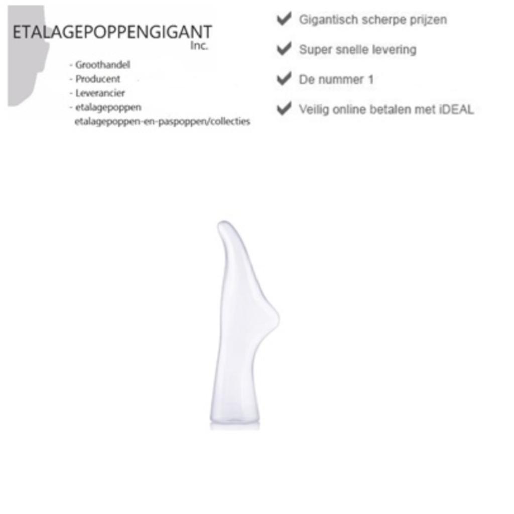 Presentatie Voet Transparant Etalagepoppengigant, Neuf, Enlèvement ou Envoi, Autres types, ETALAGEPOPPENGIGANT.NL