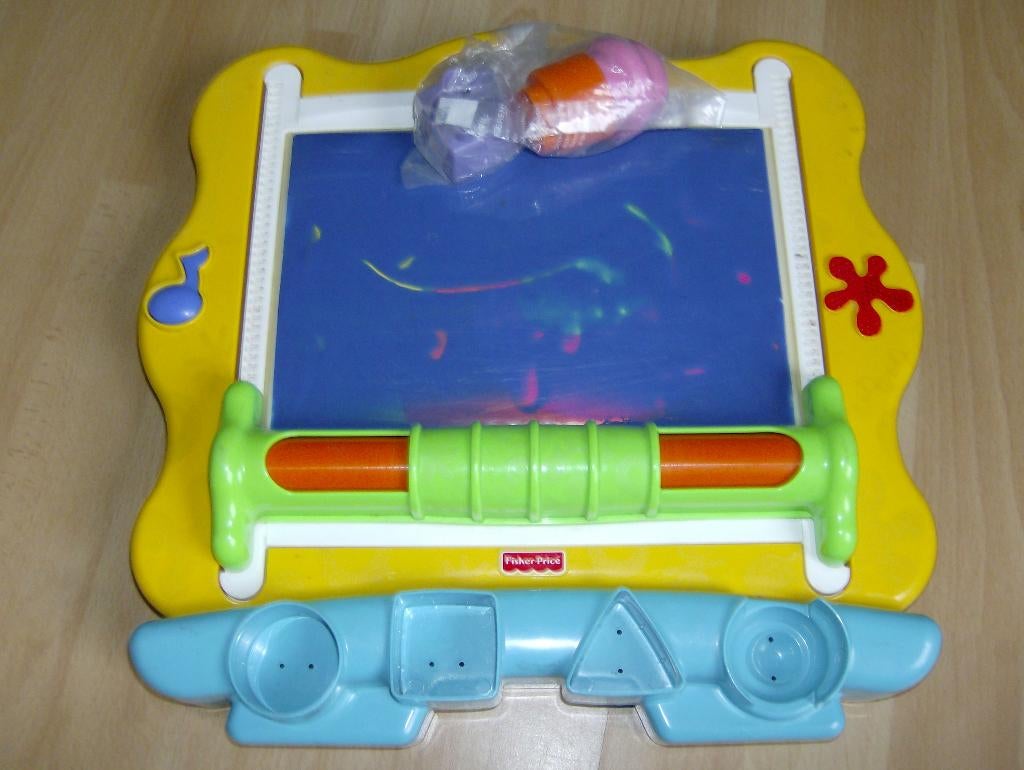 Tekenbord met gel - fisher price, Ophalen of Verzenden, Gebruikt, Overige typen
